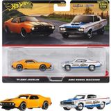 1:64 Hot Wheels Premium Car Culture 2'Li Paket 71 Amc Javelın & Amc Rebel Machıne Hbl96 - Jbl06