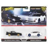 1:64 Hot Wheels Premium Car Culture 2'li Paket HBL96 - Jhw54 2012 Corvette Z06 Ve 2003 Dodge Viper Srt-10