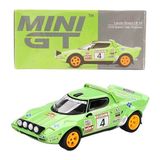 1:64 Mini Gt Lancia Stratos HF #4 1979 Spanish Rally Champion Diecast Model Araba