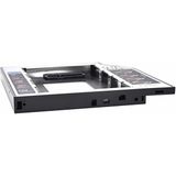 1647 9,5 mm 2,5 Inç SSD HDD Sabit Disk Için Sürücü Sata 3 (Dizüstü Bilgisayar) Sabit Sürücü Çerçevesi SSD Veya Sata Diskinizi Harddisk Yuvasına Takıp, Bu Cihaz Da Dvd/cd Okuyucusuna Takılır - 1BW-Beyaz