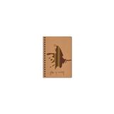 16,5X22,5 Cm 100 Yaprak Kareli Telli Atatürk Sert Karton Kapak Defter 70 Gr Krem Renk Kağıt