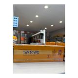169 R Wc 35 mm Iç Kapı Gömme Kilidi Ahşap Banyo ve Wc Kapı Kilidi Nikel Kale