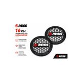 16CM Hoparlör Kapağı - Reiss Logolu Plastik Midrange Hoparlör Kapak 16 cm - 2 Adet