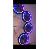 16CM Magic Pixel Neon LED Kapak.16 cm Hoparlörkapağı . 16 cm LED Kapak Kayar LED Kapak .yanarlı Dönerli LED Kapal - esba16
