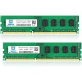 16GB Kit (2X8GB) Pc3 PC3L 10600 Udımm Ddr3 DDR3L 1333MHZ Ram PC3-10600U Cl9 1.35V 240-PIN Non-Ecc Tamponsuz 2rx8 Çift Sıralı Masaüstü Bellek