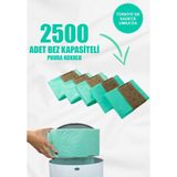 16LT Çöp Kutuları ile Uyumlu 2500 Bebek Bezi Kapasiteli Bebek Pudrası Kokulu 5 Paket Yerli Çöp Poşeti (Umka)