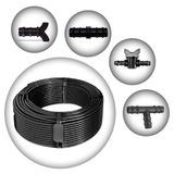 16mm Damlama Borusu 20cm Delikli 400 M 2 Litre Damlama Borusu Ve Malzemeleri Hazır Paket