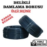 16Mm Delikli Kaplamalı Damlama Sulama Borusu( Ölçü Seçiniz )