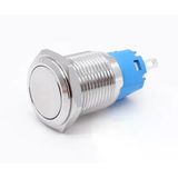 16MM Metal Panel Montaj Düz Kafa Latch Buton No Nc Dc 6A 12V Ac 3A 250V IP67 Su Geçirmez Düğme Başlatma Kontrol Otomasyon Araba Makina Bilgisayar Akıllı Ev