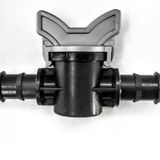 16mm Mini Vana Gri 50 Adet Damlama Sulama Ek Parçası