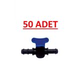 16x16 Kurtağzı Conta Çıkışlı Mini Vana Damlama 50li Paket