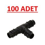 16X16x16 Kurtagzı Te Plastık Damlama 100Lu Paket