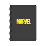 16X22 cm Çizgisiz Marvel Karton Kapak Telli Defter 80 Yaprak 60 gr Beyaz Sayfa