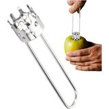 16X4 cm Çelik Dolmalık Biber Kabak Oyucu Patlıcan Dolması Oyacağı Sebze Çekirdek Çıkarıcı Oyacak - 16 cm