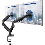 17-32" Çift Kollu Monitör Kolu Vesa Uyumlu Tam Hareketli 9+9 Kg Taşıma Kapasiteli Monitör Standı