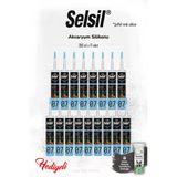 17 Adet Selsil Akvaryum Silikon Şeffaf Ve Rosıe