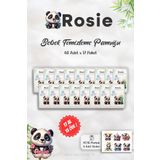 17 Al 15 Öde Rosıe %100 Doğal Bebek Temizleme Pamuğu 60'Lı Ve Rosıe Sticker