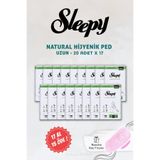 17 AL 15 ÖDE Sleepy Natural Ultra Hassas Hijyenik 20 li Uzun Ped ve Saç Fırçası