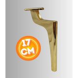 17 cm Metal Zirve Ayak Koltuk Ayağı Mobilya Ayağı Ünite Ayağı Konsol Ayağı Puf Berjer Ayağı - Gold