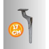 17 cm Metal Zirve Ayak Koltuk Ayağı Mobilya Ayağı Ünite Ayağı Konsol Ayağı Puf Berjer Ayağı - Krom