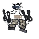 17 Fonksiyonlu Cakar Lamba 12-30V 24 Led 8 Adet Kirmizi*Mavi Set / Lapa548