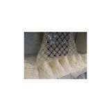 17 Parça Iğne Oyası Salon Takımı - Koyu Krem - NoColor-3c56d002-25x25cm