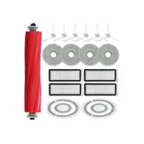 17 Parça Roborock QRevo S/QRevo MaxV/QRevo Pro/Qrevo Plus Robot Süpürge Uyumlu Fırça,Hepa Filtre,Toz Çöp Torbası,Mop Paspas Bez,Braket Mop Tutucu Yedek Parça Aksesuar Seti-Beyaz 17 Parça