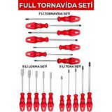 17 Parça Tornavida Seti (Torx&lokma&tornavida)