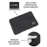 17'' ve 17.3'' inç Macbook File Sünger Laptop Kılıfı