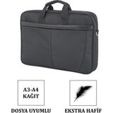 17,3 Inç Notebook ve Laptop Evrak Çantası Darbe Emici Yüzey Ergonomik Tasrım