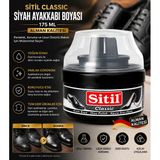 175 Ml Siyah Ayakkabı Boyası Sünger Başlıklı Parlatıcı Krem | Deri Ayakkabı Bakım Ve Koruyucu Bakım Kremi