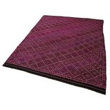 175x230 cm Geometrik Kilim Pembe Geometrik Bohem Yün Pamuk El Yapımı El Örgüsü Vintage Türk Kilimi Oturma Odası Yatak Odası Kreş Koridor İç Mekan için