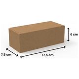 17,5x7,5x6 - 1000 Adet Kilitli E-Ticaret Karton Kargo Kutusu
