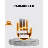 176 Led’li Amber Trafik Uyumlu Sinyal Işığı – El Hareketiyle Kontrol - 1 - 10 W - RGB