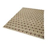 176x284 cm Kareli Kilim Kırmızı Kareli Yün El Dokuma Modern Geometrik Etnik Eskitme Desenli Boho Oturma Odası Salon Yolluk Koridor Mutfak Halısı