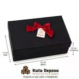 17X22x10 Cm Hediye Kutusu-Siyah