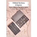 18 Bölmeli Takı Kutusu & Çok Amaçlı Kutu & Organizer