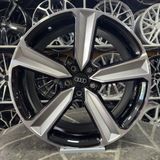 18" (inç) 5x100 AUDİ RS5 BABAYAGA Polo Egea Doblo İbiza Uyumlu Gümüş Siyah Elmas Kesim Jant Modeli