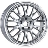 18 Inç 5X100 Bbs Speedline Polo Ibiza Egea Uyumlu Gümüş Jant Modeli Volkswagen Seat Fiat (4 Adet)