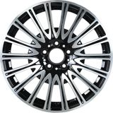 18" (İnç) 5X112 Vito Viano Uyumlu Siyah Elmas Kesim Jant Modeli Mercedes 4 Adet