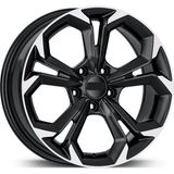18 Inç 5X98 Opar Egea Doblo Egea Cross Uyumlu Siyah Elmas Kesim Jant Modeli Fiat ( 4 Adet) - Black