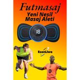 18 Kademeli Titreşimli Şarjlı Taşınabilir Tens Pedli Masaj Aleti Bel Sırt Bacak Kol 8 Farklı Stil - 0 - Siyah