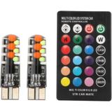 18 Led Rgb T10 Kumandalı Çakarlı Araç Park Ampülü