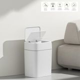 18 Litre Sensörlü Otomatik Çöp Kovası Ofis Mutfak Banyo Balkon Çöp Kovası Beyaz