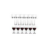 18 Parça Istanbul Viski Rakı ve Şarap Bardağı Seti - Option-1 - 0 - Siyah