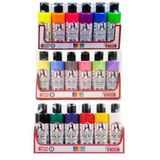 18 Renk Akrilik Boya Chalky+Neon+Normal (Sd X17+ Sd1006)