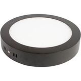 18 Watt Siyah Kasa Gün Işığı Sıva Üstü Yuvarlak LED Panel (CT-5235) - Çok Renkli