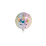 18'' Yuvarlak Unicorn Kafa Folyo Balon