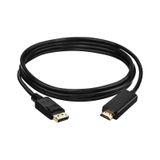 180 cm Displayport To Hdmi Çevirici Dönüştürücü DP to HDMI Kablo