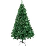 180 cm Yılbaşı Çam Ağacı, 520 Adet Ekstra Yoğun Dallı, Yüksek Kaliteli PVC Malzeme, Sallanmaz Dayanıklı Metal Ayaklı ve Gövdeli, Ev Ofis İş Yeri Parti Noel Dekorasyonu İçin 180 cm Yılbaşı Çam Ağacı